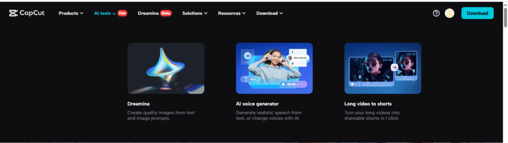 Capcut AI Tools