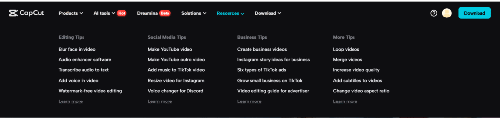 Capcut Resources