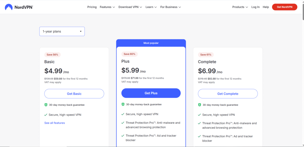 NordVPN Pricing