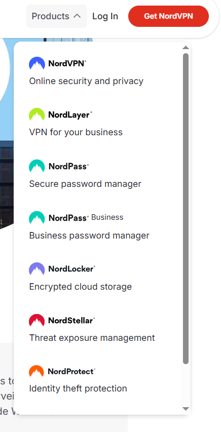 NordVPN Products