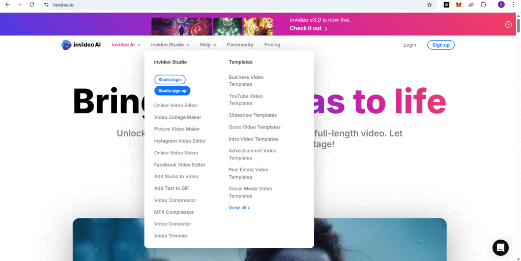 Invideo Video Editing Capabilities