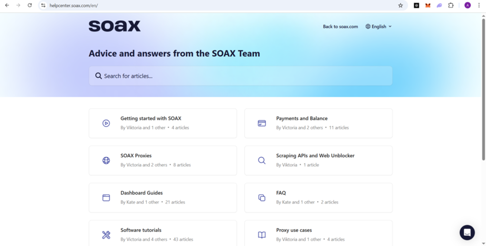 Soax Security and Anonymity