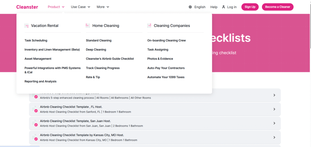cleanster products