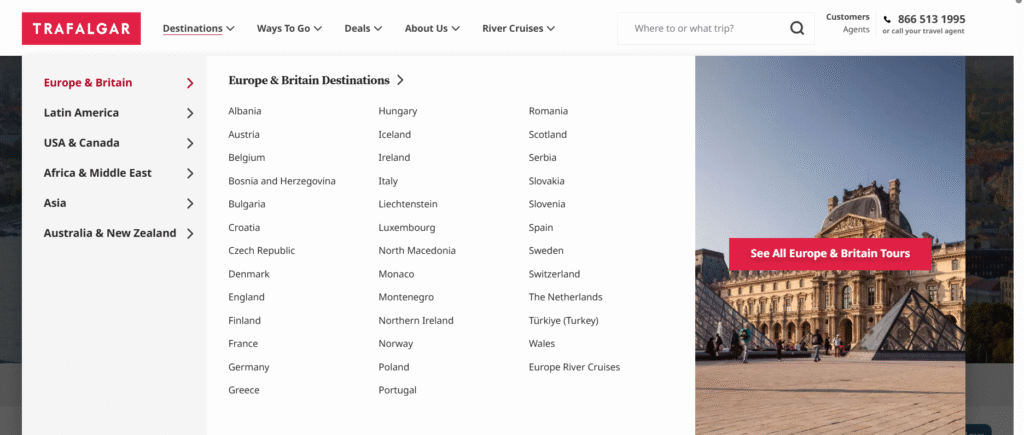 Trafalgar Destination