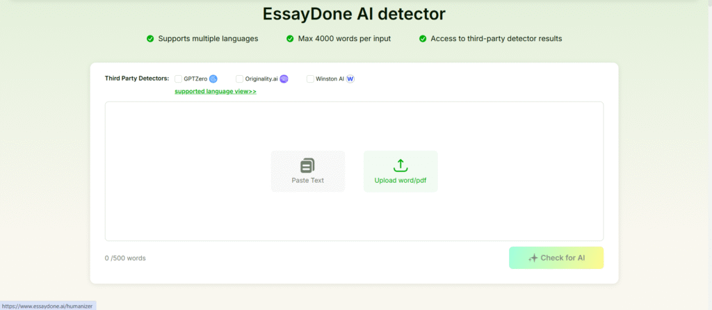 EssayDone AI Detector