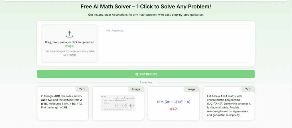 EssayDone Fre AI Math Solver